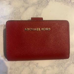 Michael Kors Red Wallet